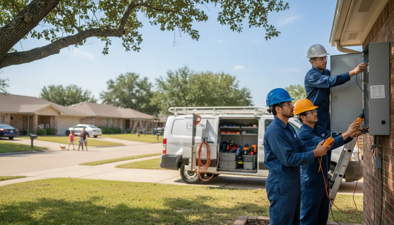 Certified electrician providing emergency electrical services in Loretto, MI